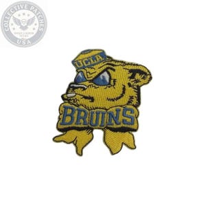 UCLA Bruins Mascot Embroidered Patch – Yellow Blue College Fan Patch