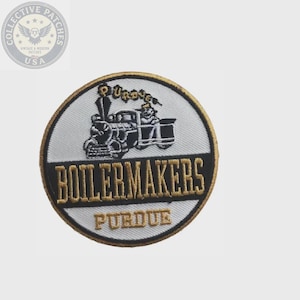Purdue Boilermakers Embroidered Patch – Purdue Train Logo Circle Badge