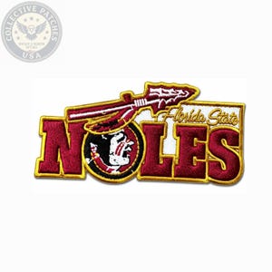 Florida State Seminoles NOLES Embroidered Patch – FSU College Football