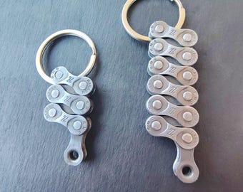 Portachiavi in catena di bicicletta riciclata | Regalo per ciclisti, Upcycling Eco-friendly, fatto a mano in Italia