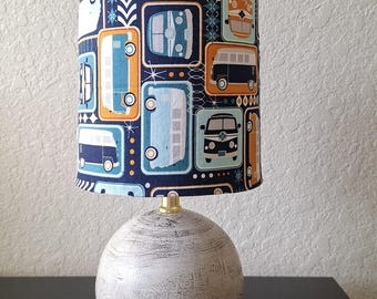 Retro Caravan Lamp – Whimsical Camper Van Decor, Travel Gift