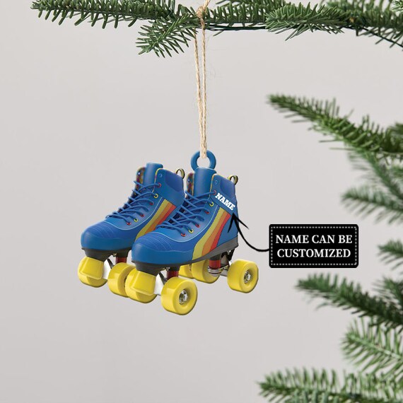 Roller Skate Car Ornament Roller Skate Christmas Ornament Etsy