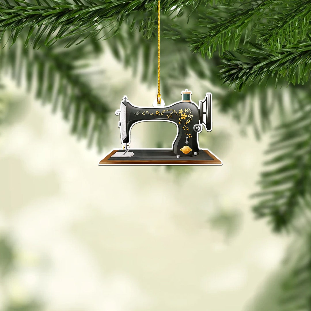 Sewing Machine Ornament Sewing Christmas Ornament Sewing Etsy