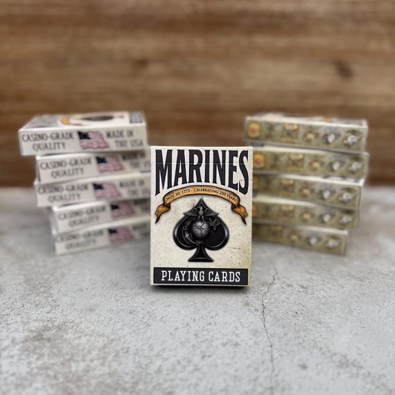 United States Marines - Premium Casino Grade Patriotic Playing