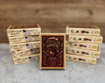 American Firefighter – Premium Casino-Grade Patriotic Playing Cards | Standard Size
