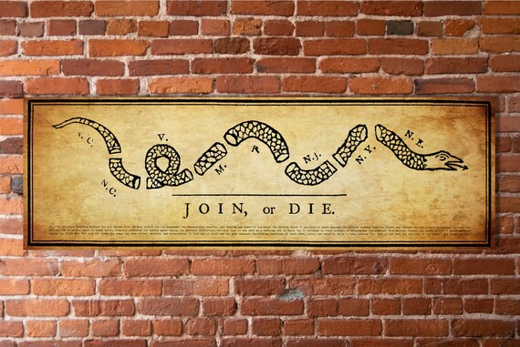 thumbnail image 2 of 3x5FT Join Or Die Flag - Revolutionary War Ben Franklin Historic Colonies Banner 2 of 4