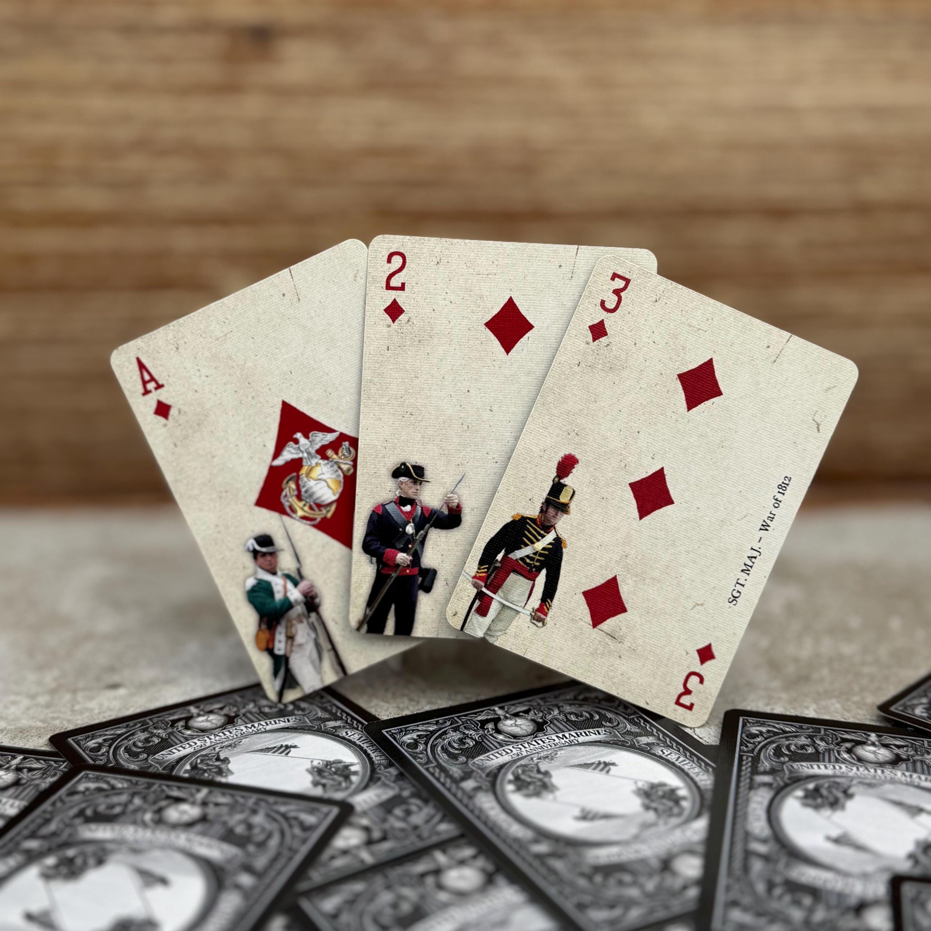 United States Marines - Premium Casino Grade Patriotic Playing