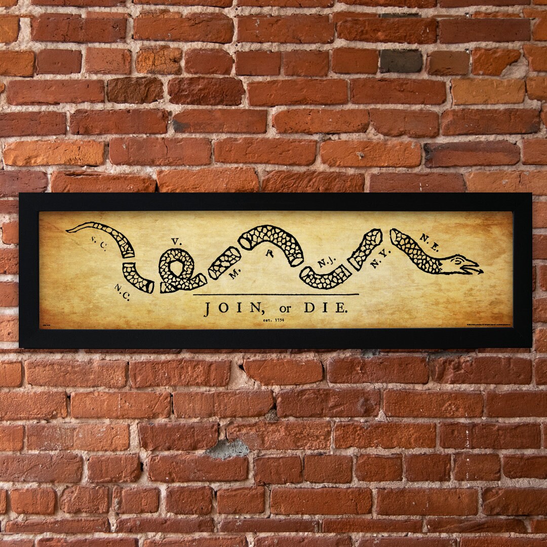 thumbnail image 2 of 3x5FT Join Or Die Flag - Revolutionary War Ben Franklin Historic Colonies Banner 2 of 4