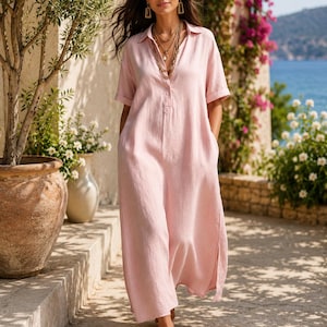 Women Cotton Office Dress