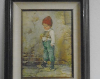 Hermann Kaulbach (Germany) Well Listed / 1850 to 1923) 1872 Original Chromolithograph Of Hansel !!!