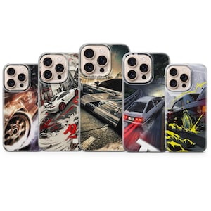 JDM  Phone Case Need for Speed Cover  for iPhone 17, 17Pro, 16, 15, 14, 13 Samsung S26, S25, S24, S23, S22, A56, Pixel 10A, 10Pro, 9A, 8