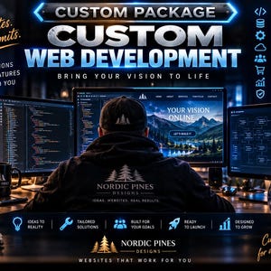 Custom Web Development | Advanced Website & Web Application | Database, API, Authentication and Custom Features
