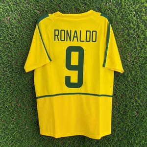 Brazil Ronaldo Jersey 2002 - Etsy