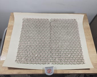 Rare Antique Italian Woodblock Printed Paper Set Stampi Remondiniani (PESP Collective) with Original Box (c. 1900 - 1930)