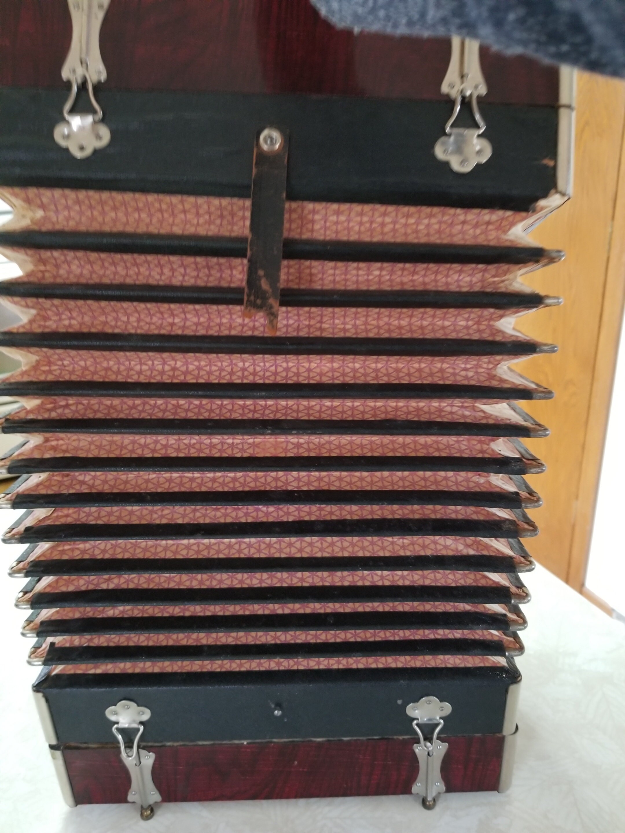 Antique Eagle Brand Accordion 10 Wooden Keys Squeeze Box Made Etsy