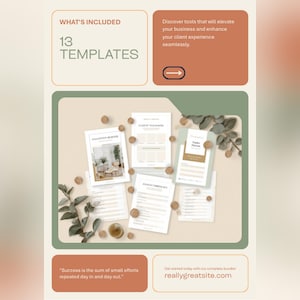 Life Coach Templates Bundle, Canva Client Welcome Pack, Business Forms (Digital Download)