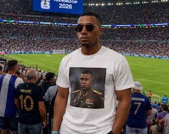 Shirt Mbappé The Dictator (zoals te zien op het WK!) | Grappig grafisch T-shirt voetbalfan | Viraal meme-shirt