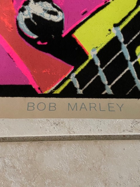Bob Marley Vintage Black Light Poster Roots Rasta Reggae 1981 - Etsy