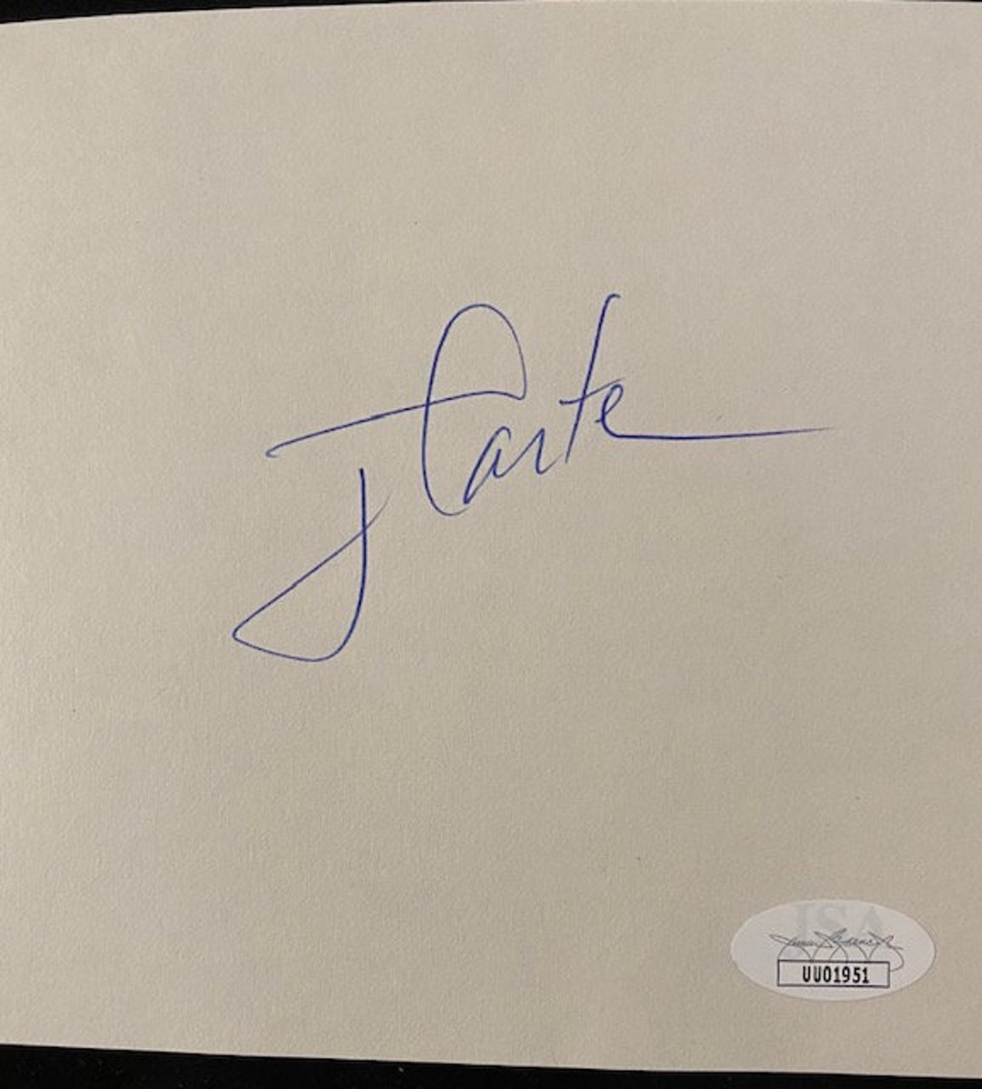President Jimmy Carter Autographed Cut (JSA) - Etsy