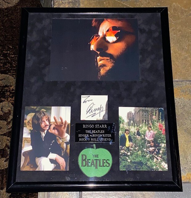 Ringo Starr the Beatles Autographed Framed Item (JSA LOA) - Etsy