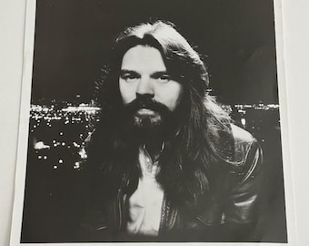 Bob Seger Promotional Photograph Capital Records 1970s