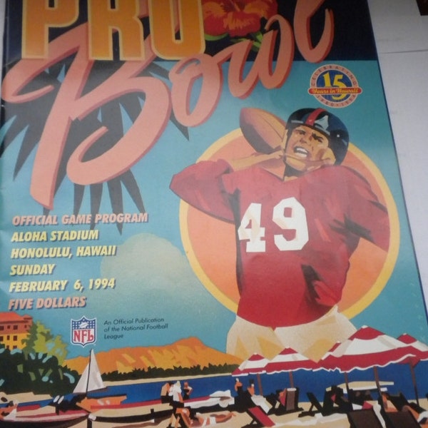NFL (National Football League) Pro Bowl Program 1994 - Hawaii