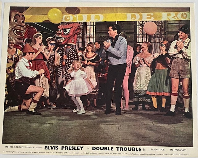 Elvis Presley Movie Lobby Cards Double Trouble 1967 (set of 8) - Etsy