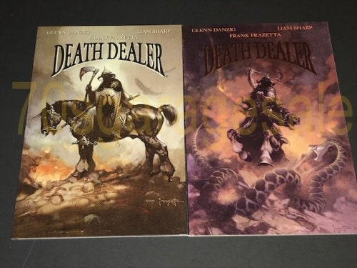 Death Dealer Comics Frank Frazetta #2 1996 and #3 1997 1st Printing
