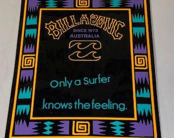 Billabong Surfer Oversized Vintage Sticker
