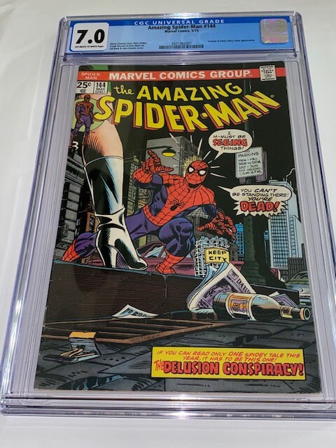 Amazing Spider-man #144 May 1975 CGC FINE/VF
