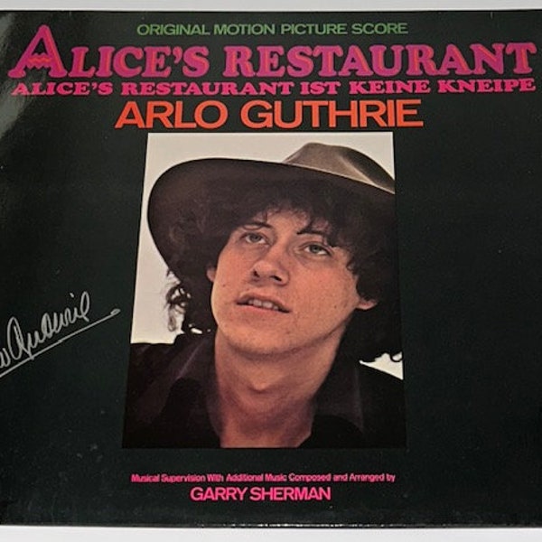 Arlo Guthrie Autographed Album (JSA)