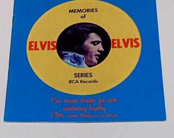 Memories Of Elvis Series RCA Records Promotional Photo Booklet 1970s