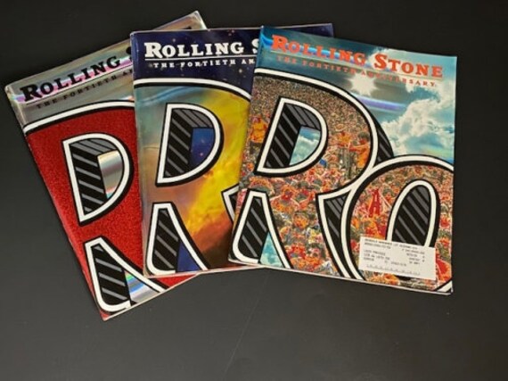 Rolling Stone Magazine 40th Anniversary Triple Holographic Cover