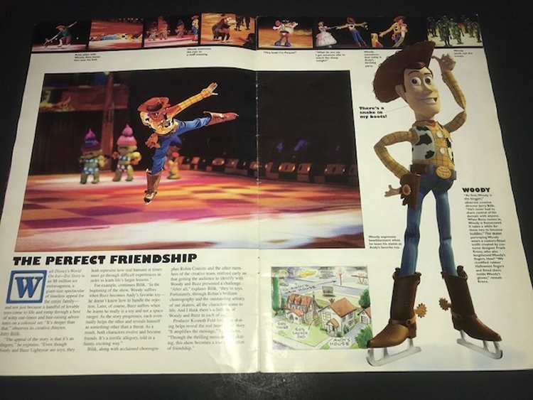 Disney's World on Ice Program toy Story 1996 Etsy