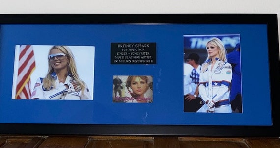 Britney Spears Autographed Framed Item (JSA) - Etsy