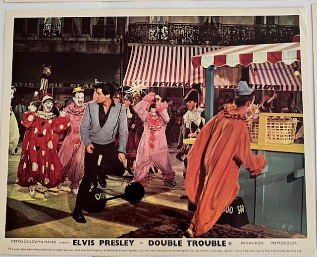 ELVIS PRESLEY DOUBLE TROUBLE RARE!!ポスター Lot Detail - Elvis