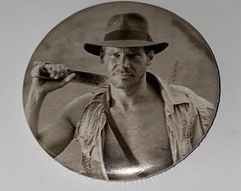 Indiana Jones Button Original 1980's