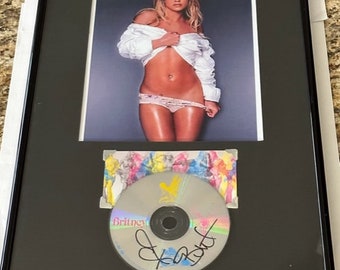 Britney Spears Autographed Framed Item (JSA)