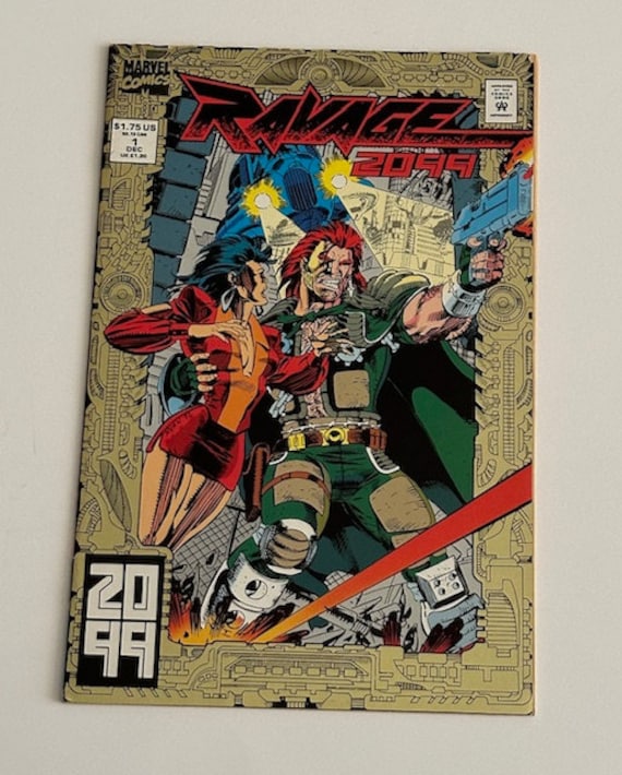 Ravage 2099 # 1 Comic 1992 Marvel Comics Gold Foil Cover - Etsy