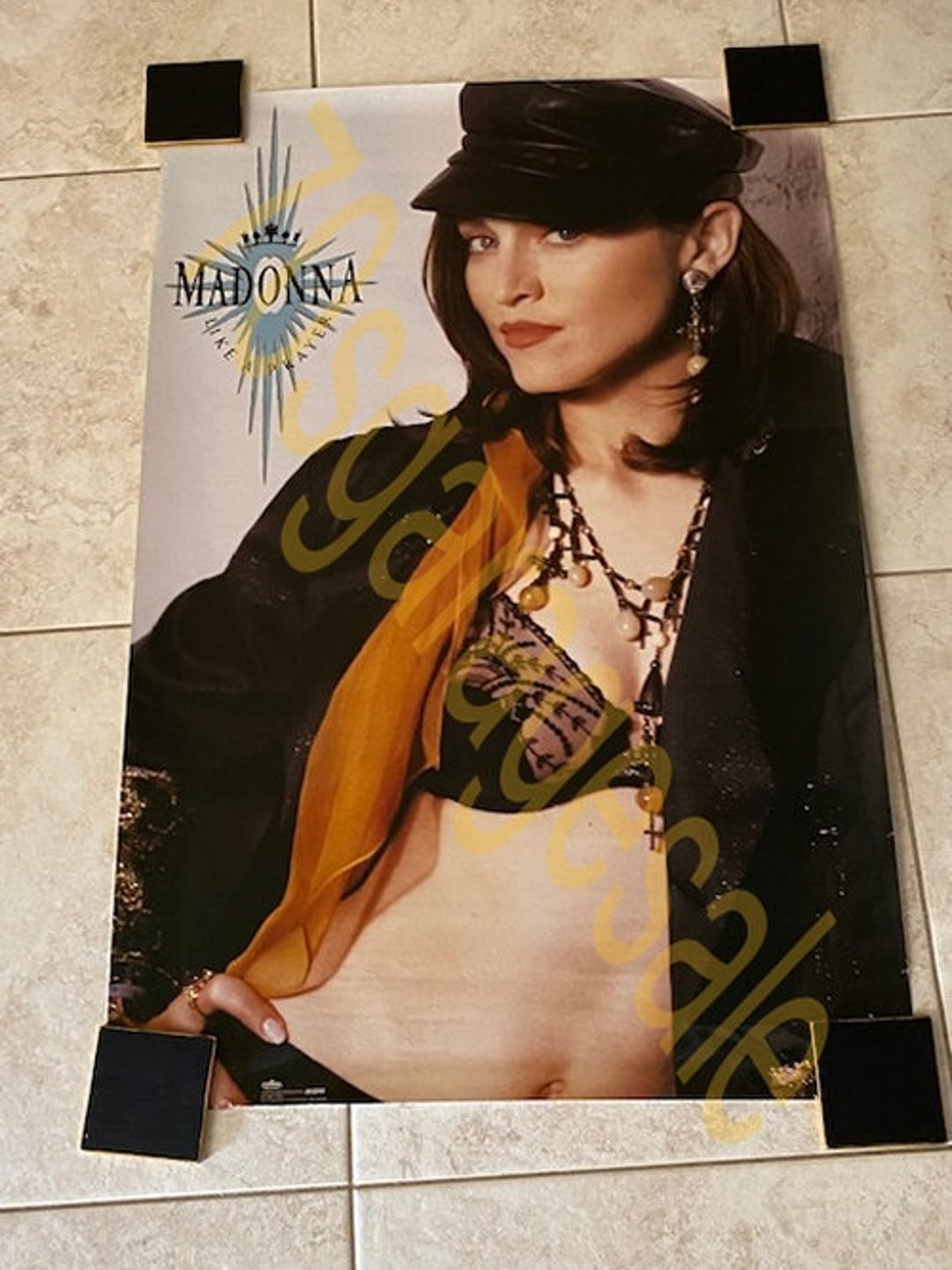 マドンナ ライク・ア・プレイヤー ポスター マドンナ ライク・ア・プレイヤー ポスター ◇MADONNA◇LIKE A