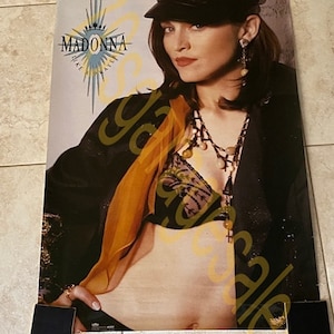 Madonna Like A Prayer Vintage Original Poster 1989