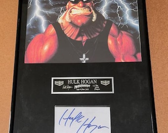 Hulk Hogan Signed 8x10 Photo, WWF Autographed Memorabilia - Etsy