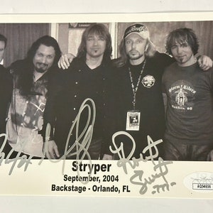 ストライパー／STRYPER 直筆サイン入り色紙 Stryper Signed - Etsy