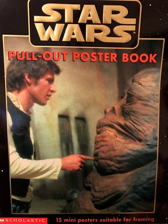 STAR WARS Pull Out Poster Book Scholastic 1997 Etsy