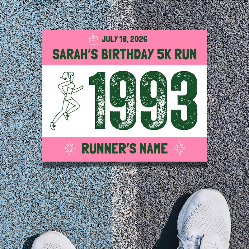 Running Themed Birthday - Etsy