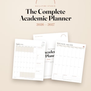 2026-2027 Digital Academic Planner for GoodNotes | Hyperlinked iPad Student Tracker (Digital Download)