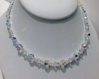 Genuine Swarovski Crystal Necklace Handmade, Swarovski Crystals, Swarovski Necklace, Swarovski Crystal Necklace