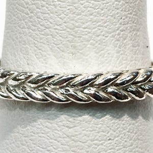 Sterling Silver Braid Ring, Braid Ring, Weave Ring, Braided Ring, Twist Ring, Twisted Ring, Intertwined Ring, Intertwined Twist Ring