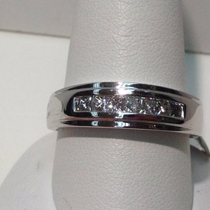 Diamond Band in 14K White Gold