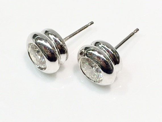Diamond Studs in 14K, Diamond Earrings, Diamond S… - image 6